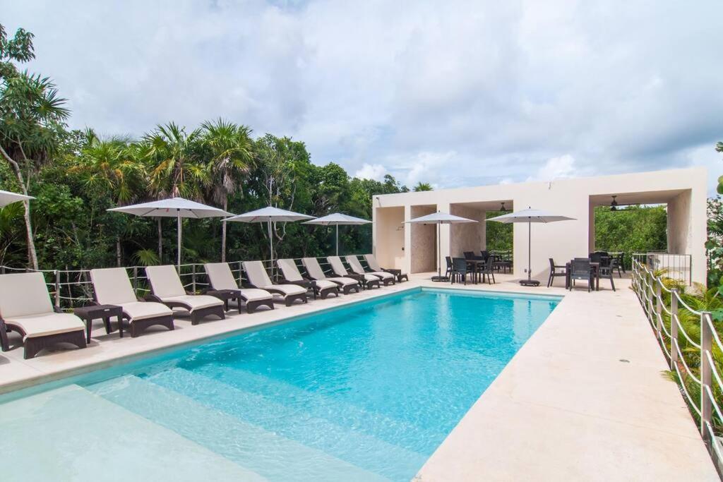 Ground Level Garden Condo At Akumal South By Tao Santamar Exteriör bild