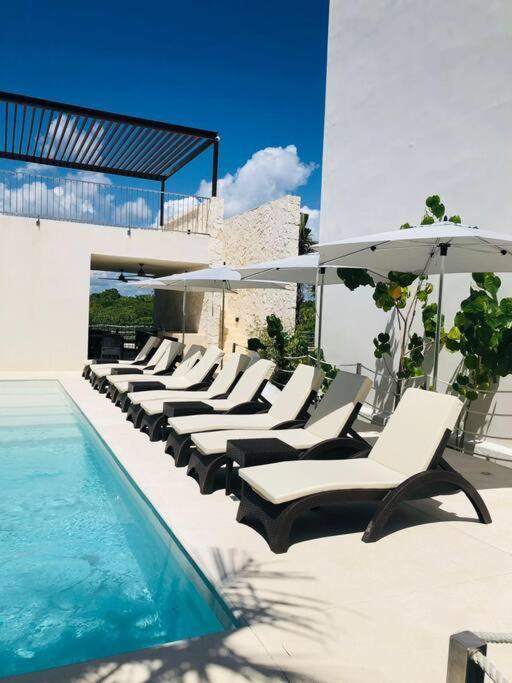 Ground Level Garden Condo At Akumal South By Tao Santamar Exteriör bild