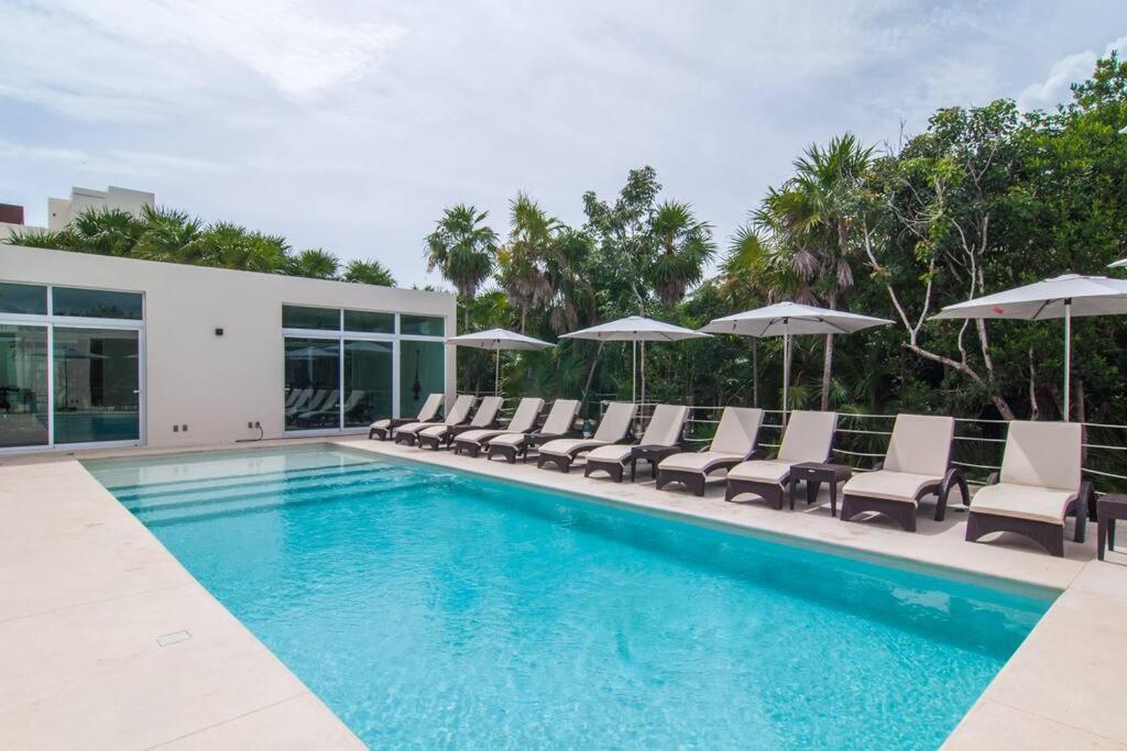 Ground Level Garden Condo At Akumal South By Tao Santamar Exteriör bild